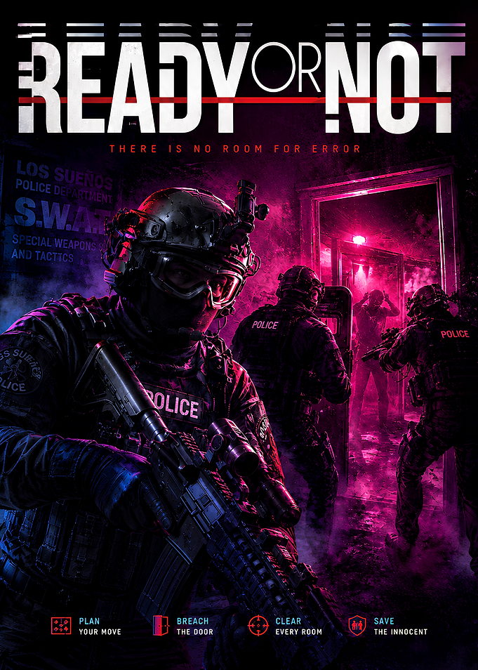 Ready or Not Tactical Shooter Poster