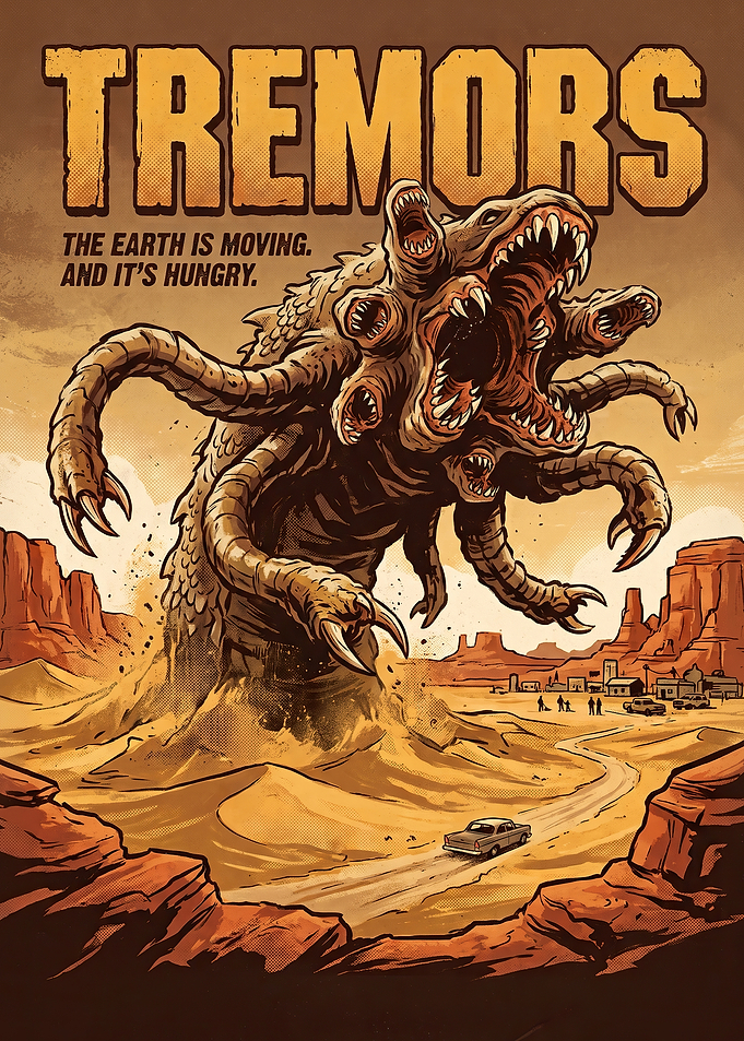 Tremors Movie Poster Art