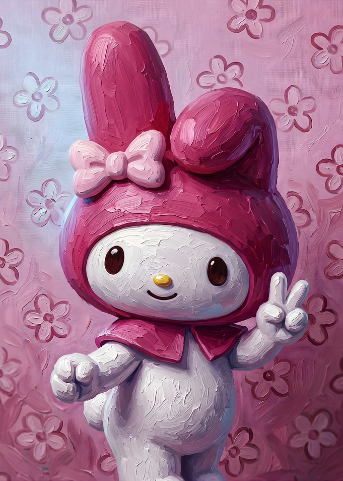 Oil Painting of My Melody