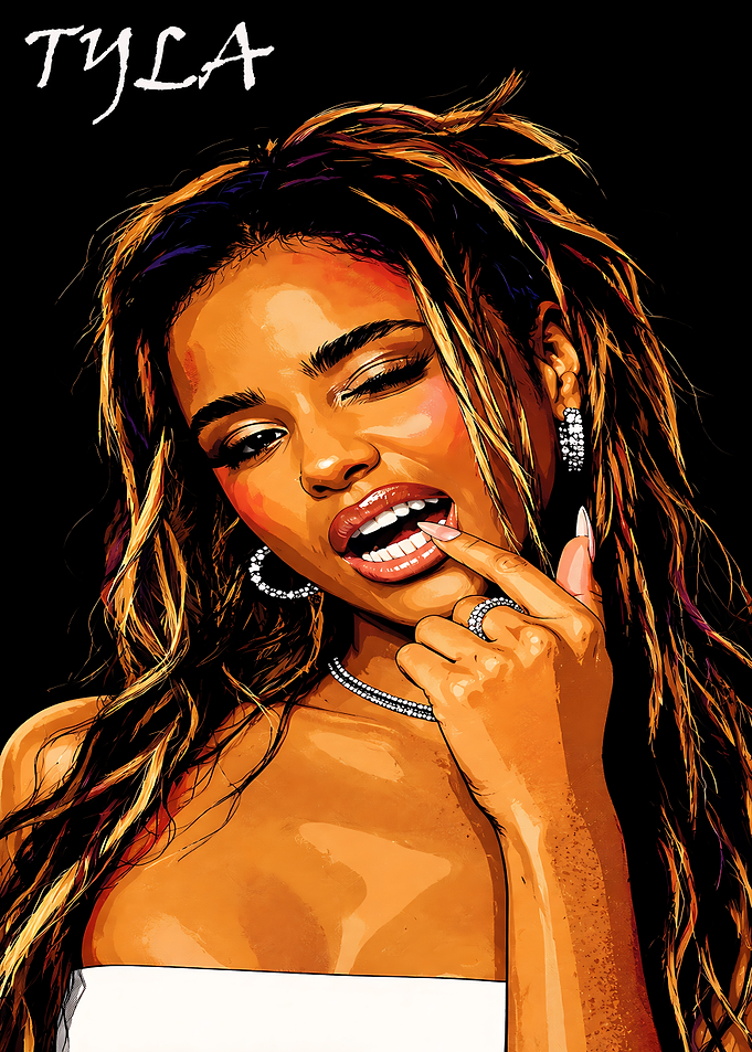 Tyla Portrait Digital Art