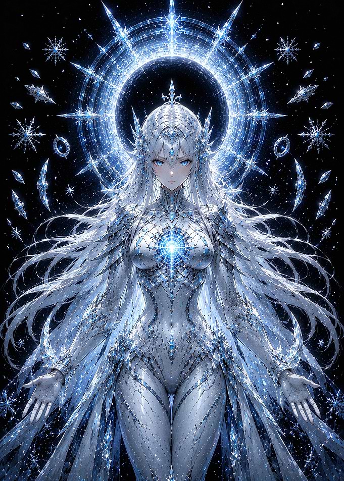 Ethereal Ice Queen Goddess