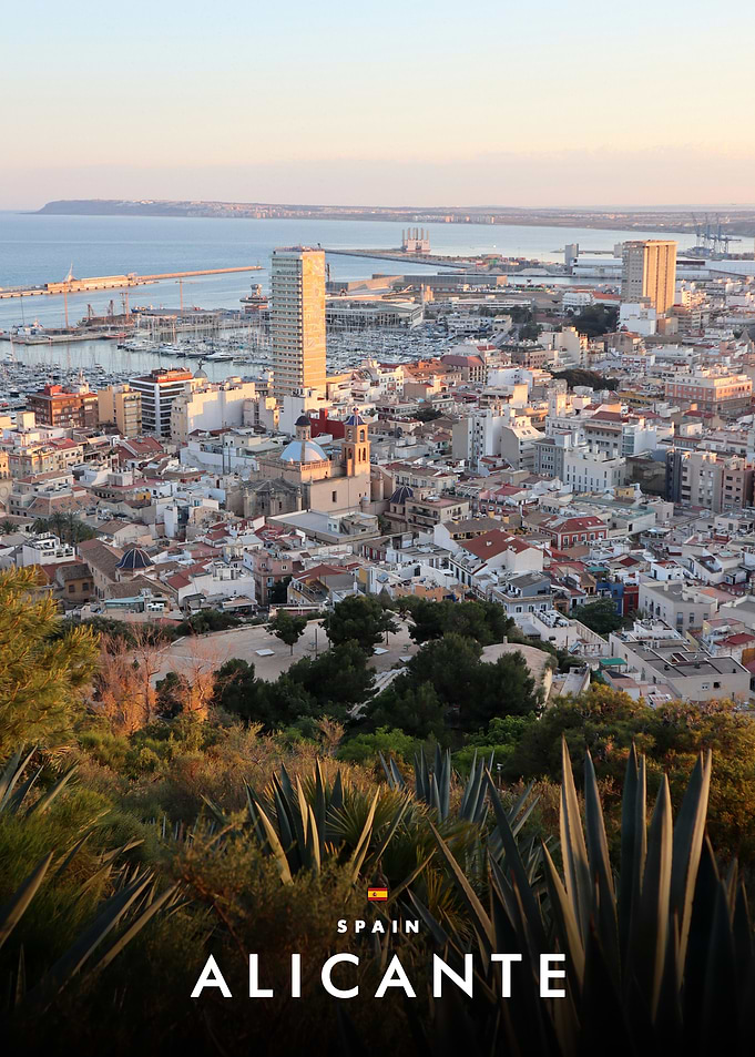 Panoramic View of Alicante Spain