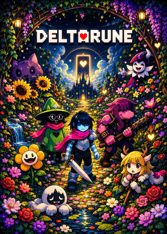 Deltarune Fantasy Garden Adventure