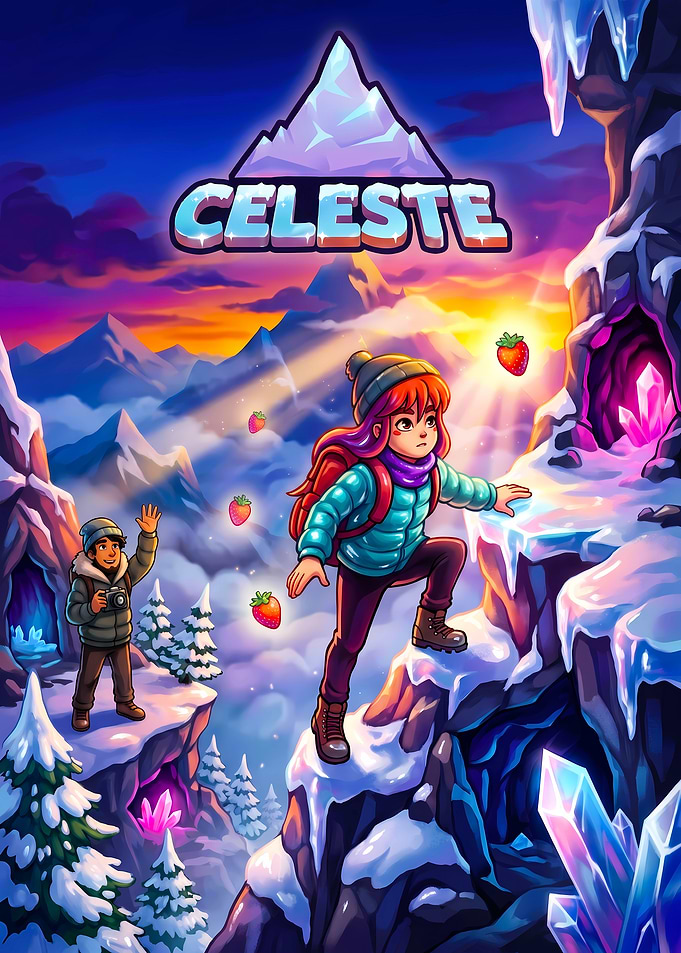 Celeste Video Game Art