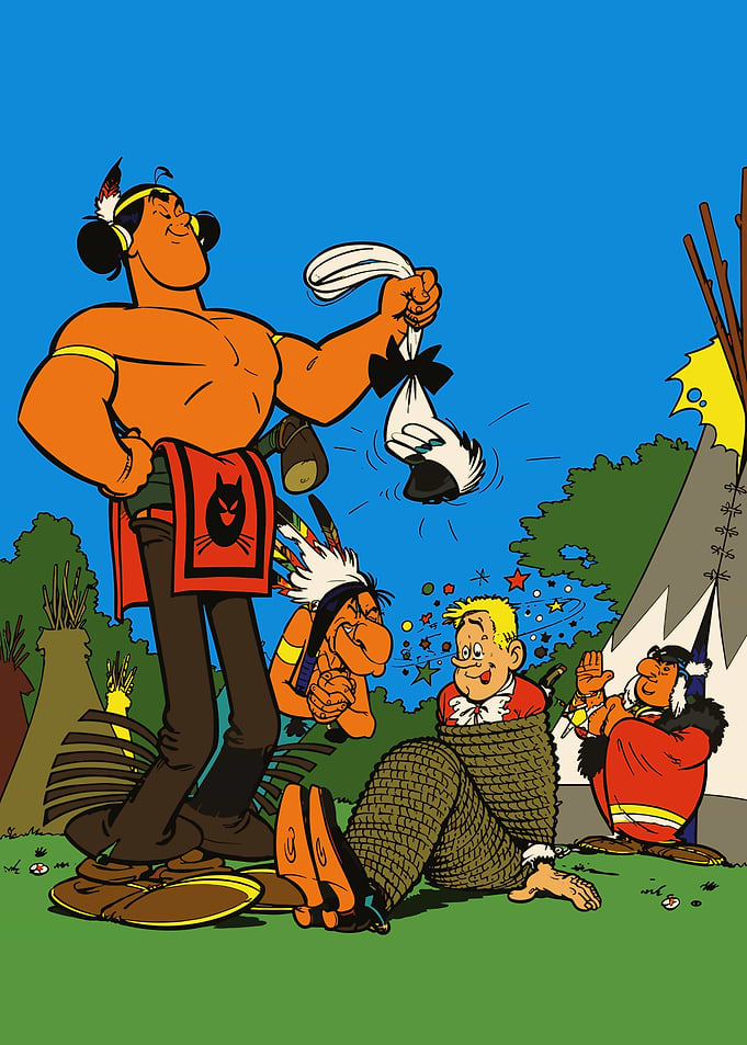 Oumpah-pah and Native American Tribe