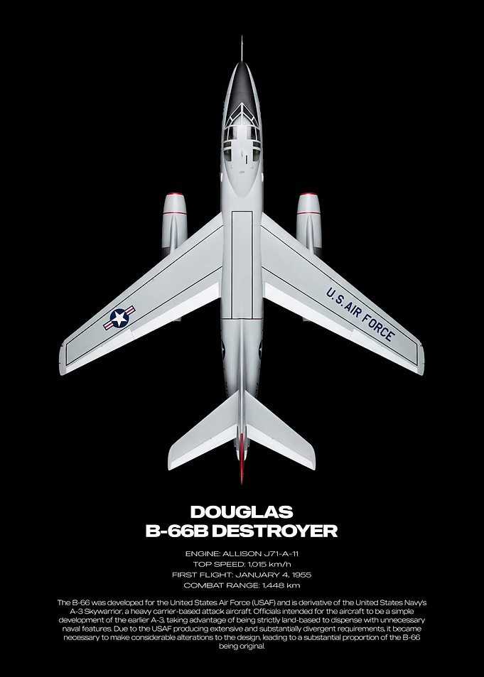 Douglas B-66B Destroyer Aircraft Profile