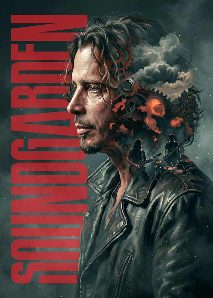 Chris Cornell Soundgarden Tribute Poster