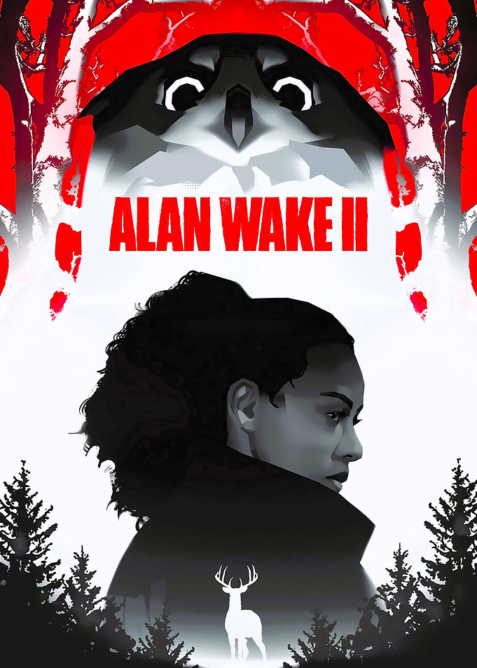 Alan Wake 2 Saga Anderson Poster