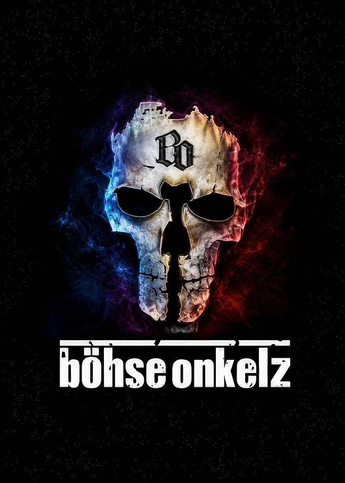 Böhse Onkelz Skull Logo Graphic