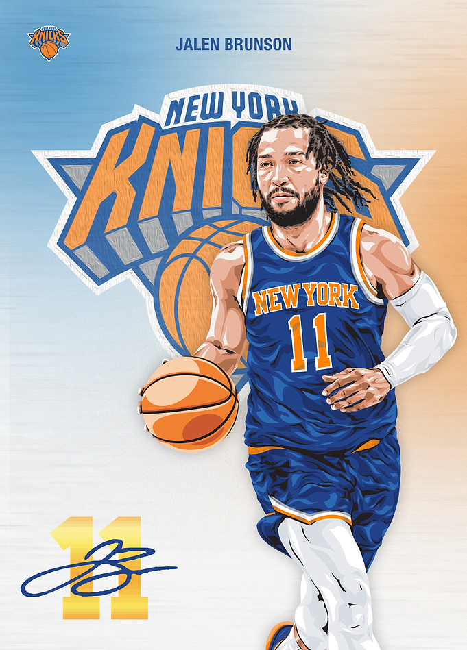 Jalen Brunson: Dynamic Knicks Portrait