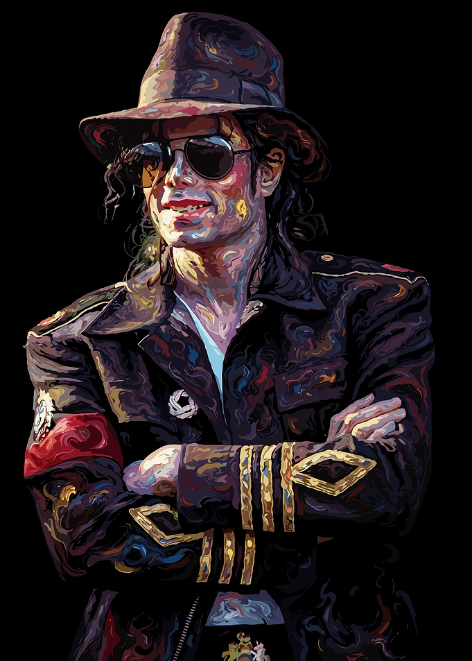 Michael Jackson Stylized Portrait