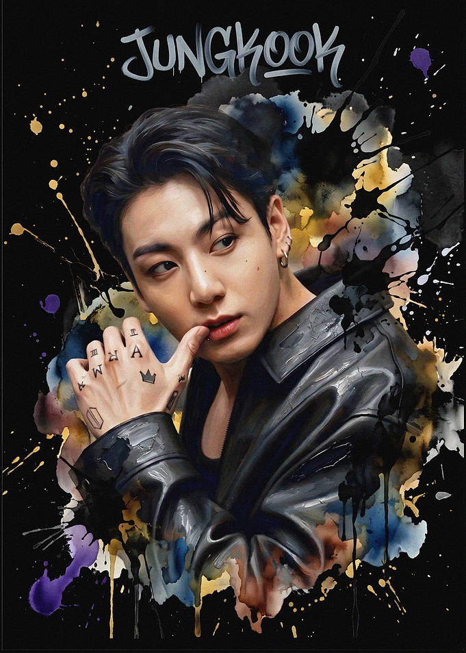 Jungkook Artistic Portrait