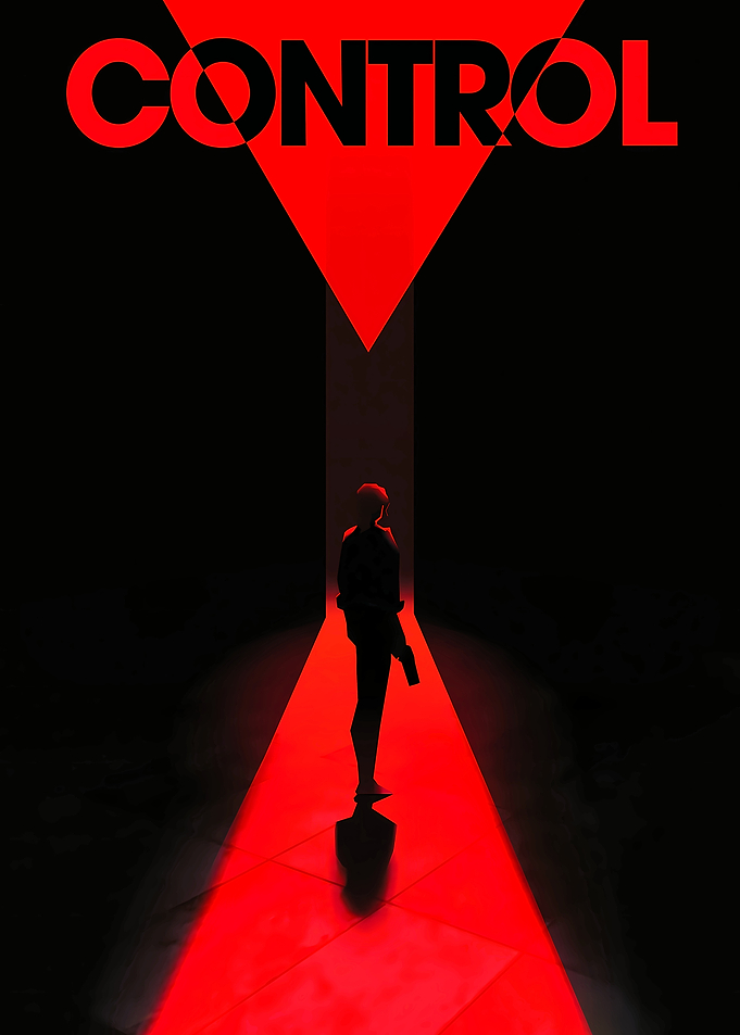 Control Video Game Minimalist Poster