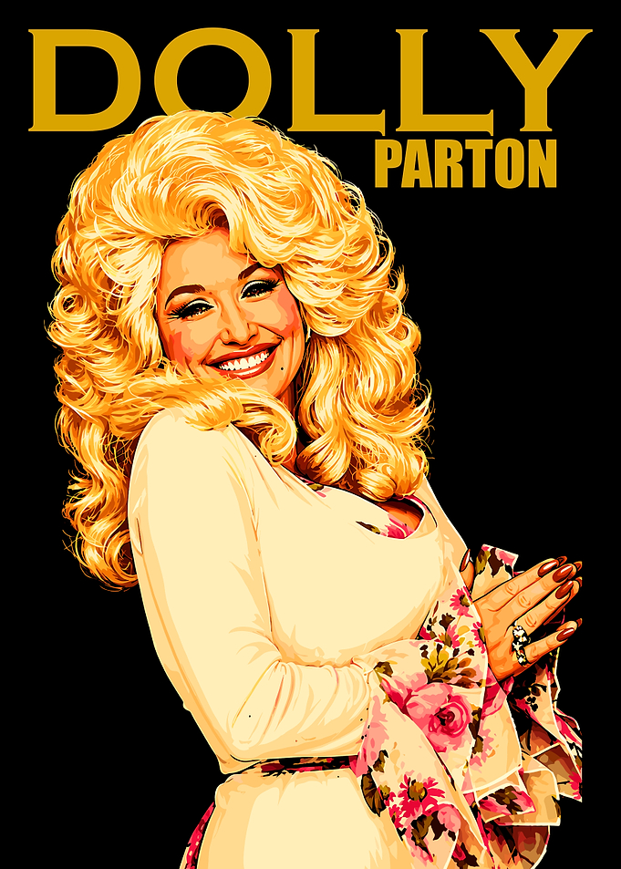 Dolly Parton Pop Art Portrait