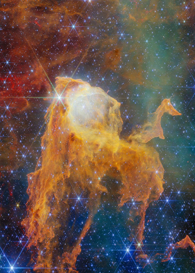 James Webb Telescope Nebula View