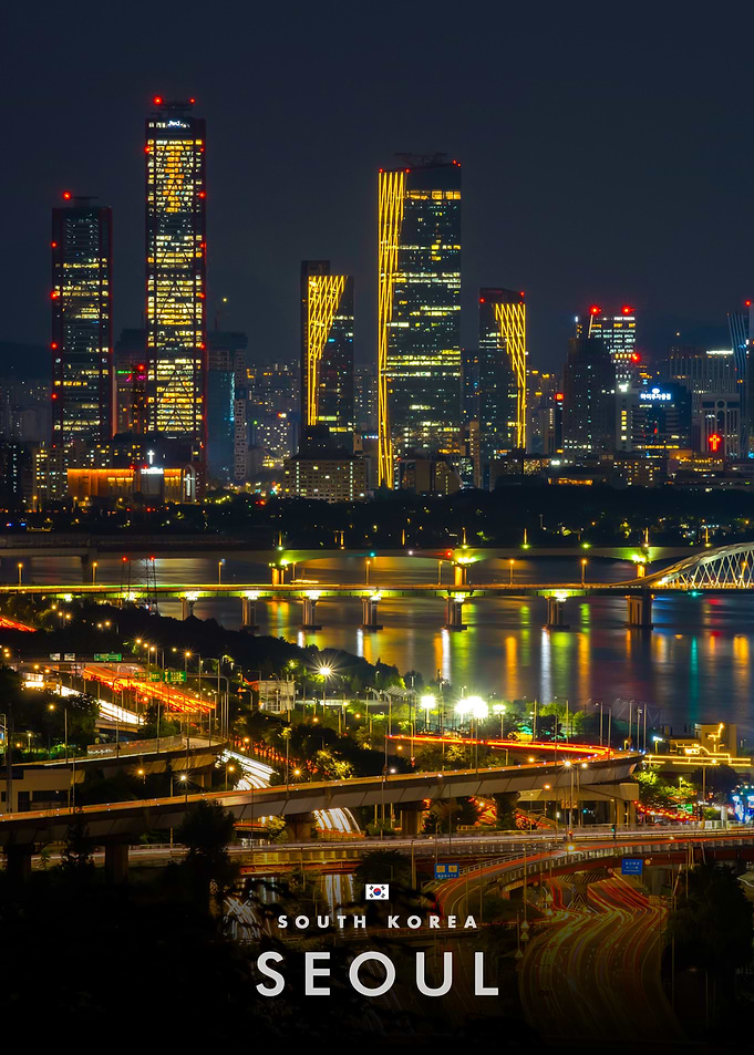 Seoul Cityscape at Night