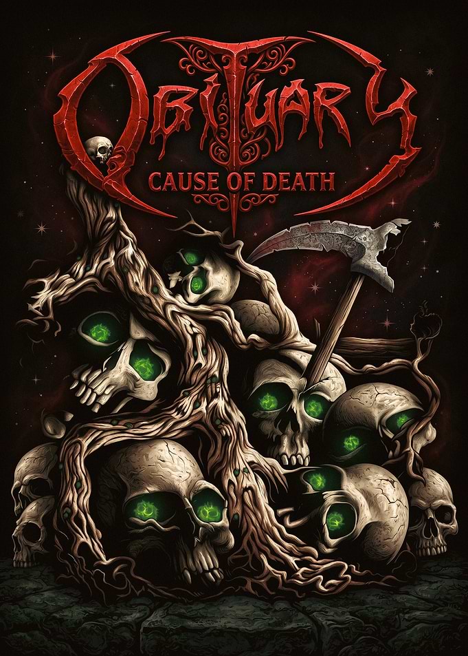 Obituary Cause of Death Album Art