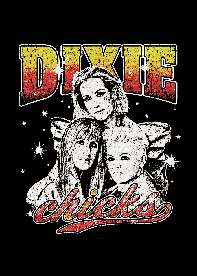 Vintage Style Dixie Chicks Band Graphic