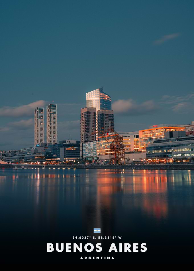 Buenos Aires Puerto Madero Skyline