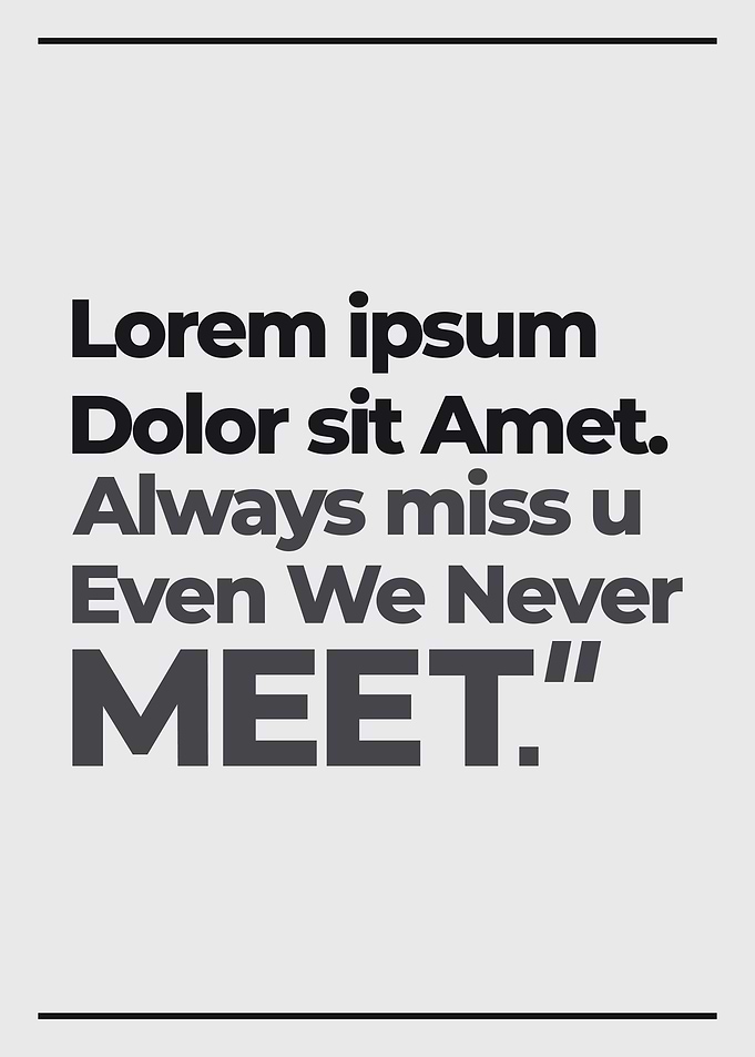 Lorem Ipsum Text