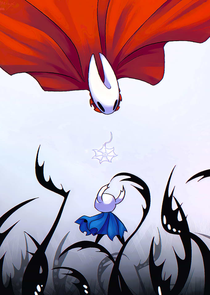 Hornet and The Knight Hollow Knight