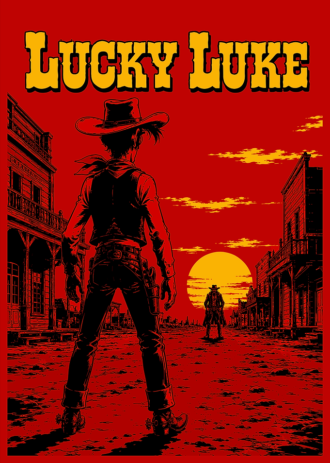 Lucky Luke Western Duel Poster