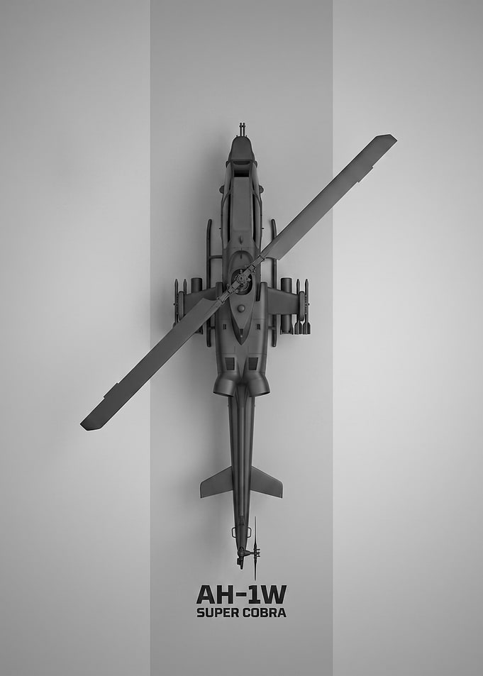 AH-1W Super Cobra Minimalist