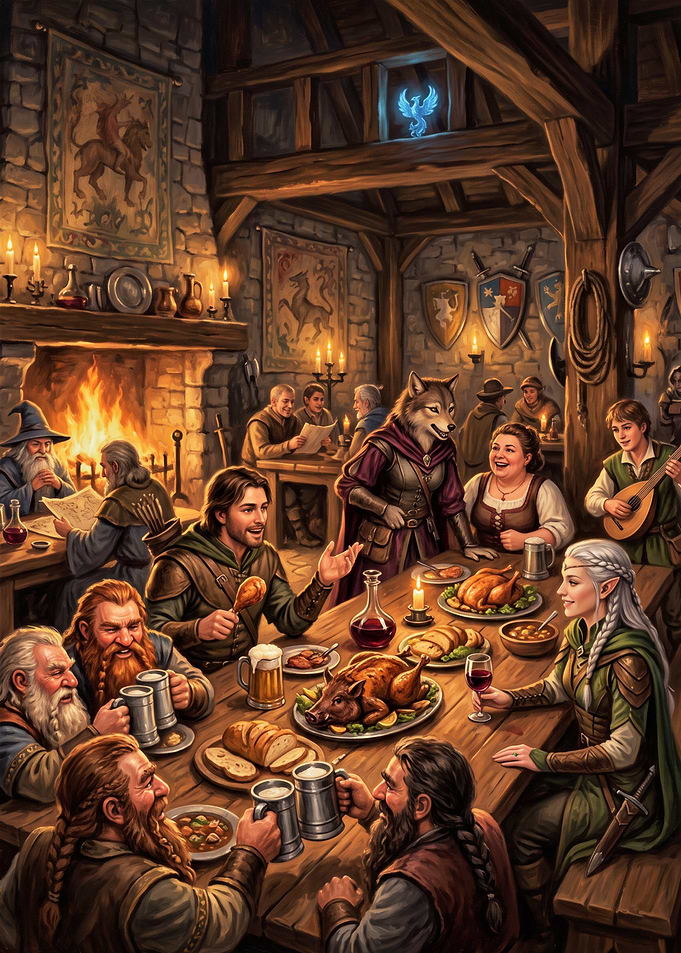 Medieval Fantasy Tavern – Cozy RPG Adventure