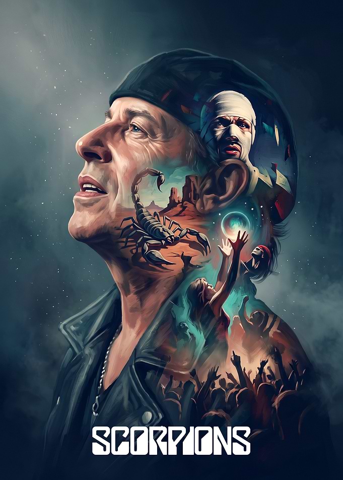 Scorpions Band Tribute Art