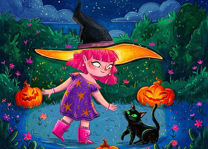 Little Witch and Black Cat