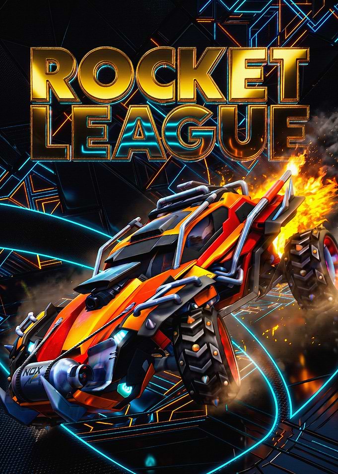 Rocket League Game Poster