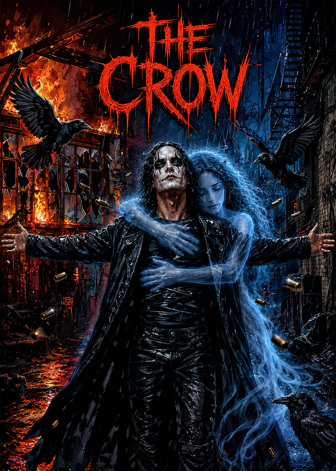 The Crow Movie Poster Art
