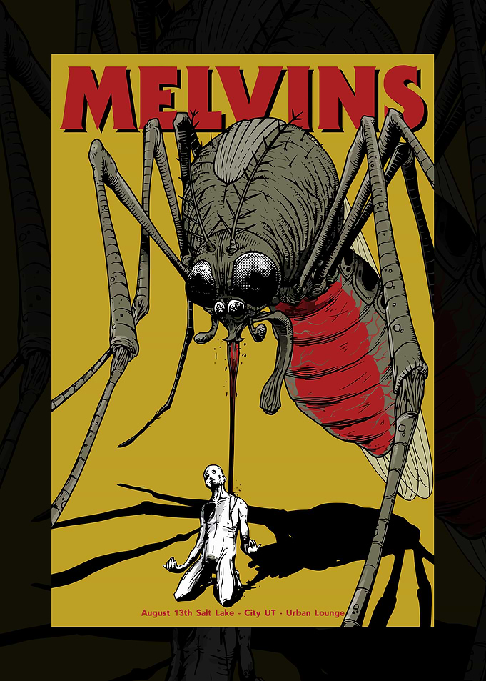 Melvins Concert Poster Giant Mosquito