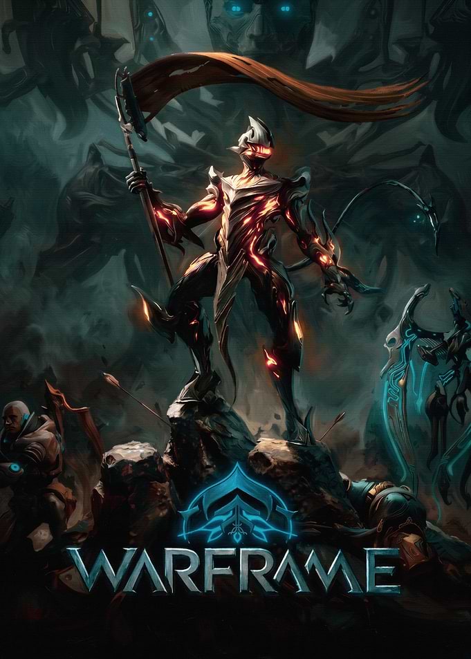 Warframe Game Promotional Poster