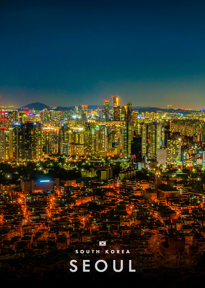Seoul Cityscape at Night