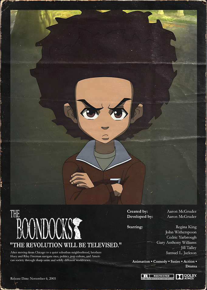 The Boondocks Huey Freeman Poster