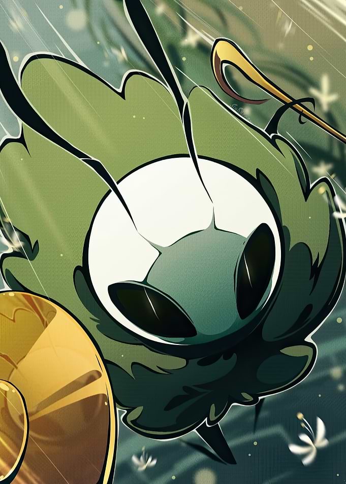 Hollow Knight Greenpath Character Illustration
