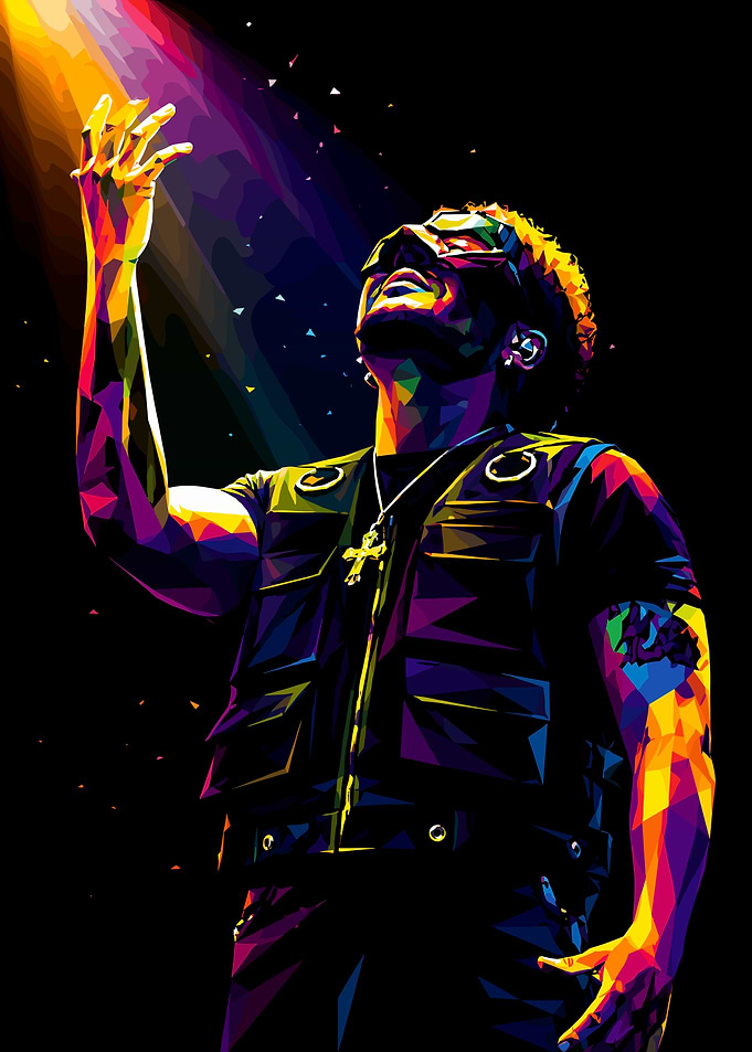 The Weeknd WPAP Pop Art Portrait