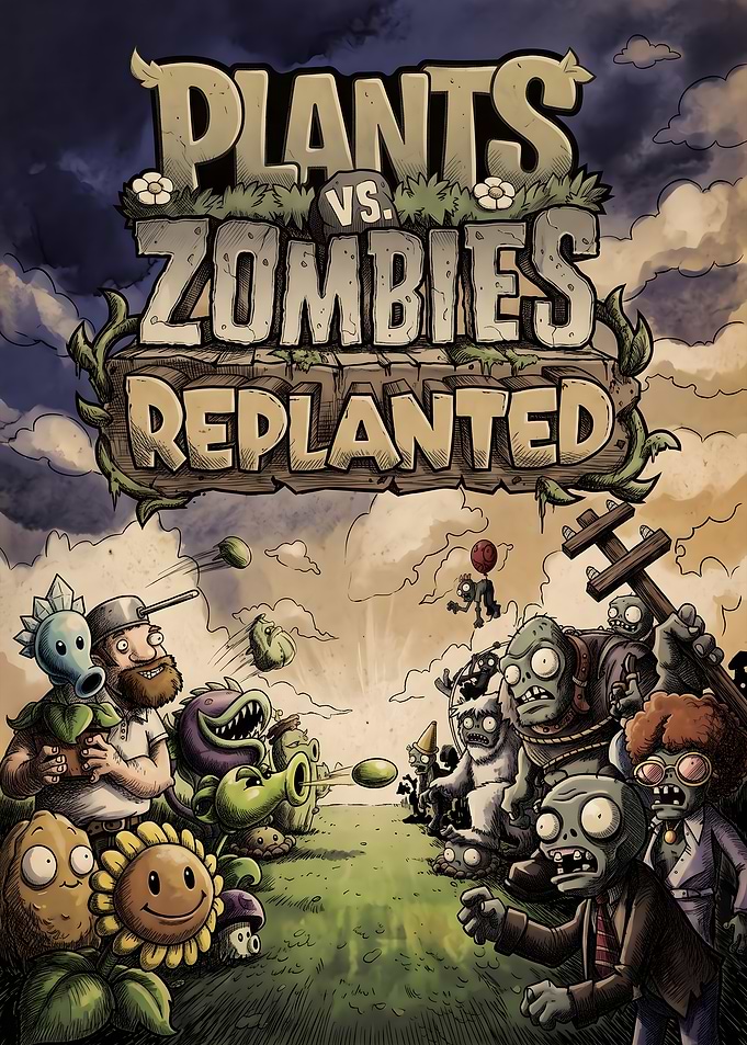Plants vs. Zombies Replanted Art