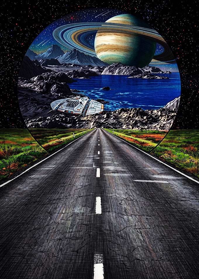 Surreal Road to Saturn Portal