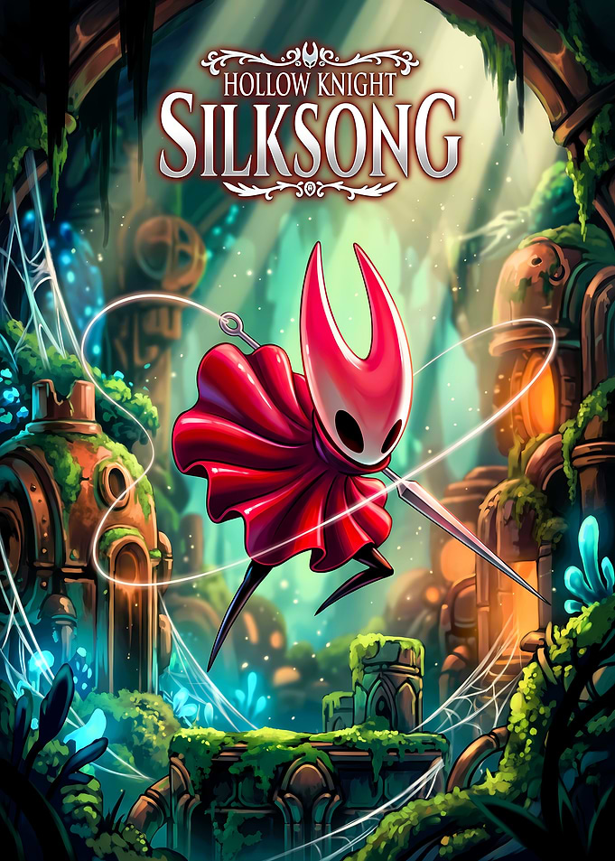 Hollow Knight Silksong Hornet Poster