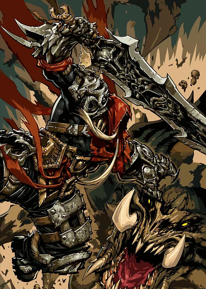 War from Darksiders Pixel Art