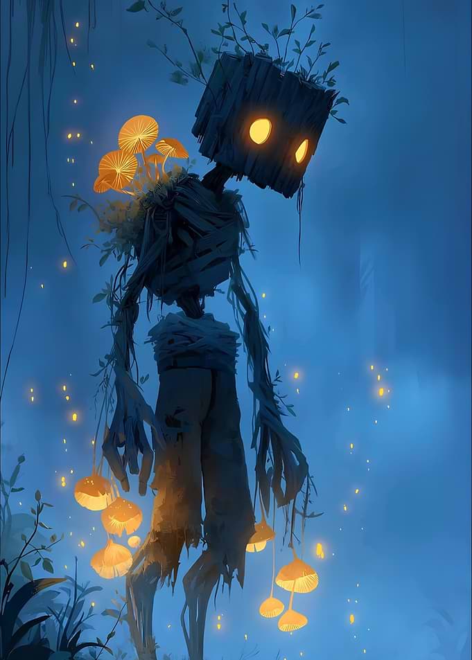 Glowing Forest Spirit Creature