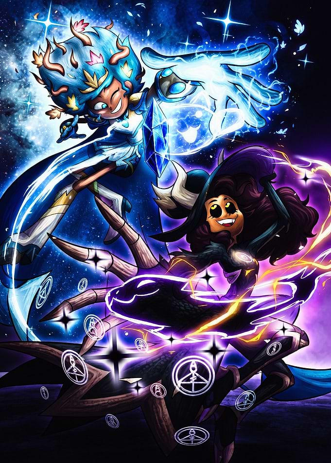 Amphibia Anne and Marcy Magic Battle