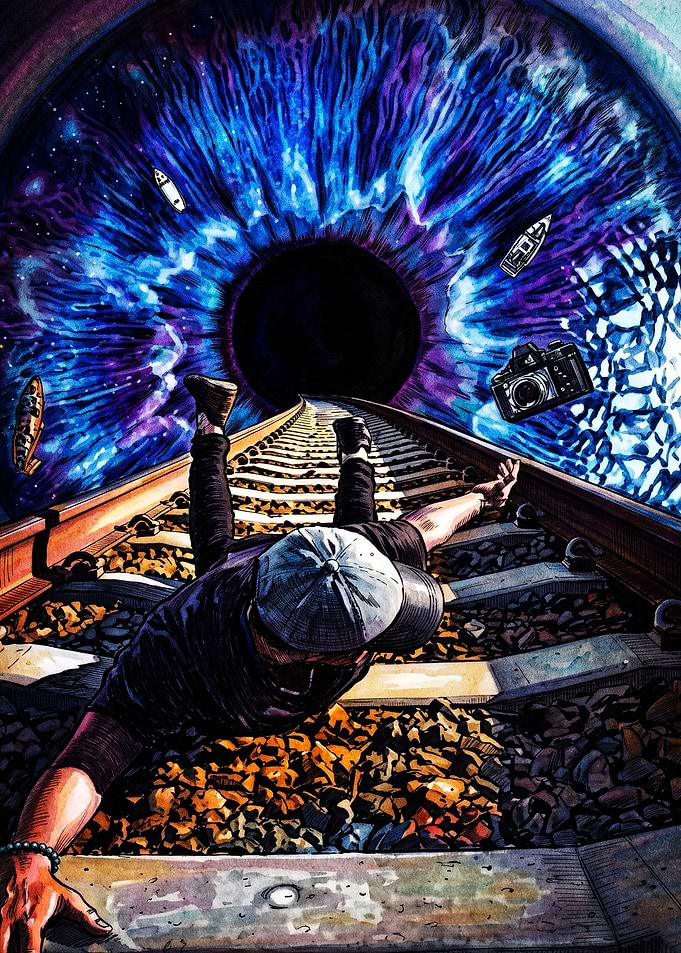 Surreal Journey Into Cosmic Eye
