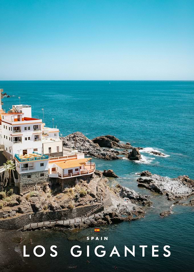 Los Gigantes Coastal View in Spain