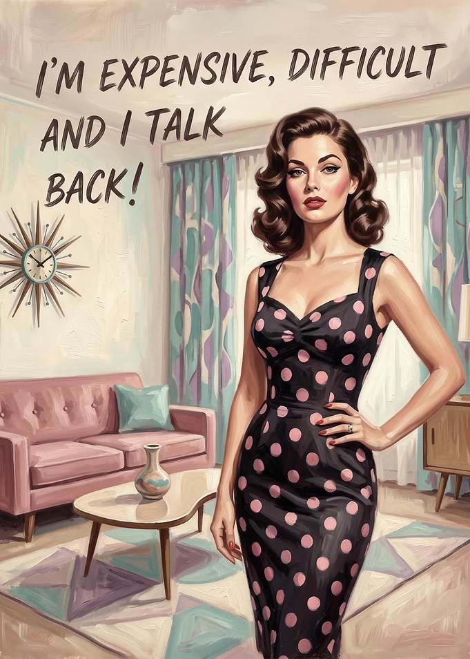 Retro Pin-up Style Wall Art