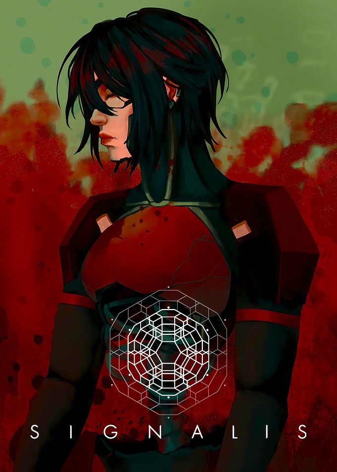Signalis Elster Character Art Poster