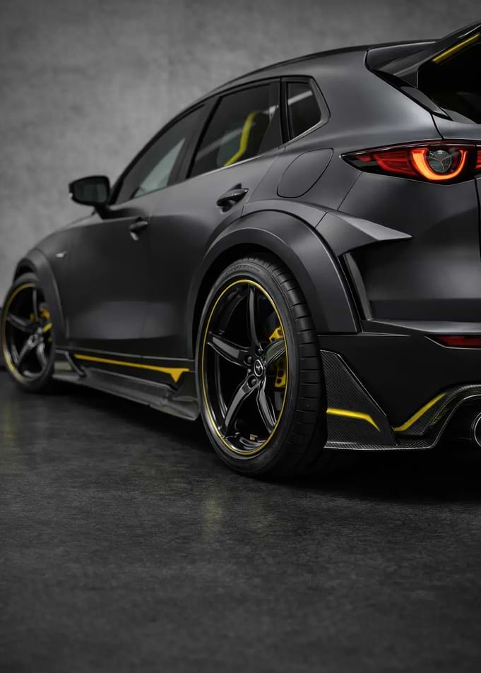 Matte Black Widebody Mazda CX-30