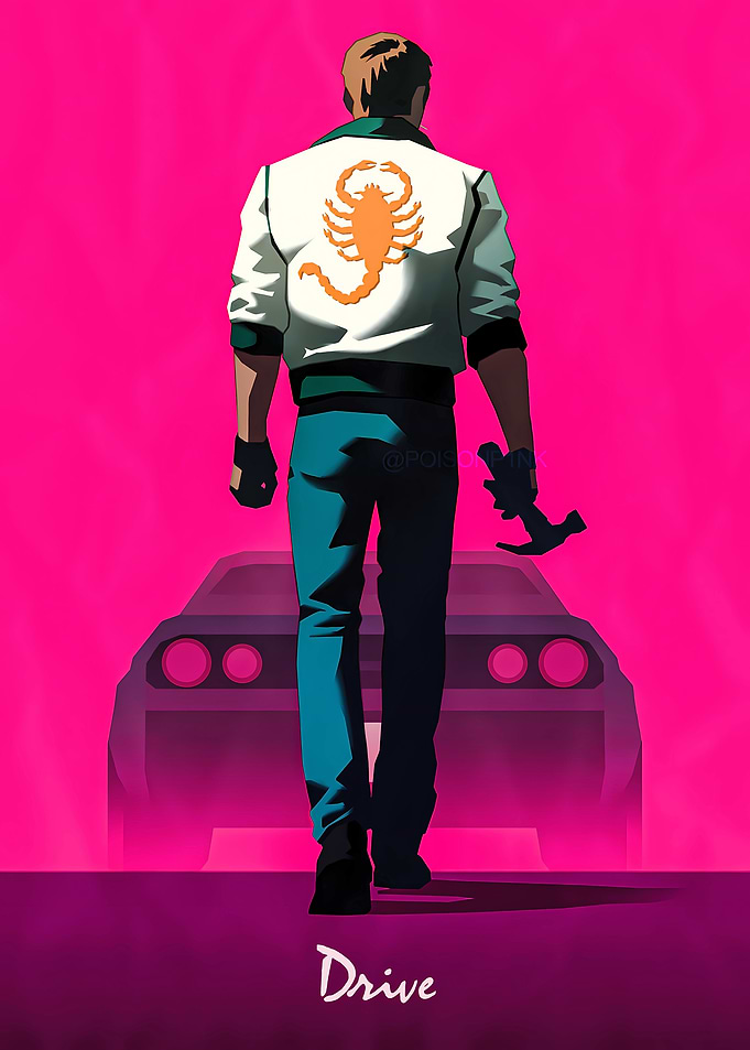 Drive Movie Minimalist Poster
